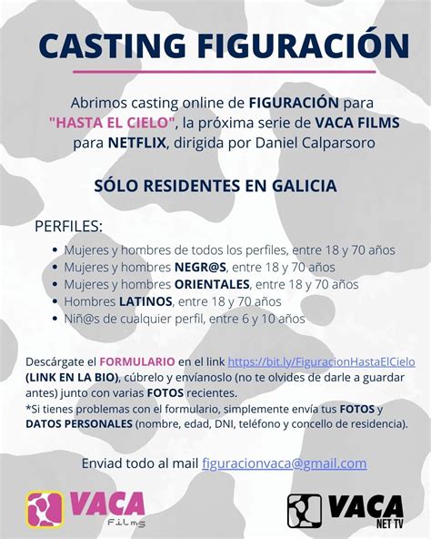 castings corua|Vaca Films convoca un casting en A Coruña para su próxima。